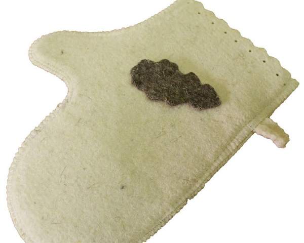 Рукавица фетровая